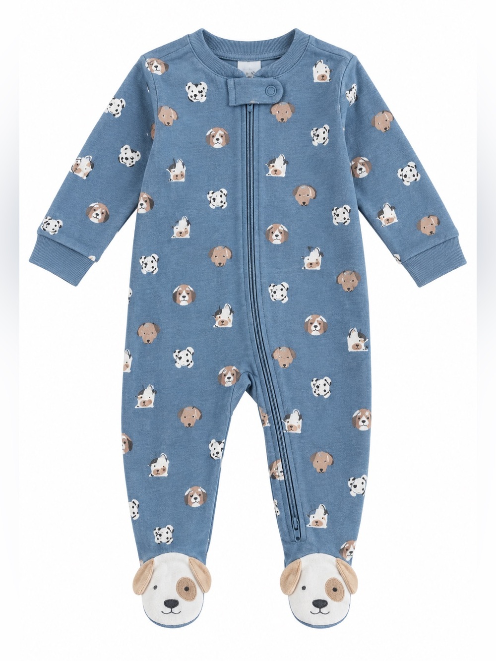 Carter’s Baby Boy Puppy Dog Footed Pajamas Sleeper Blue 6M